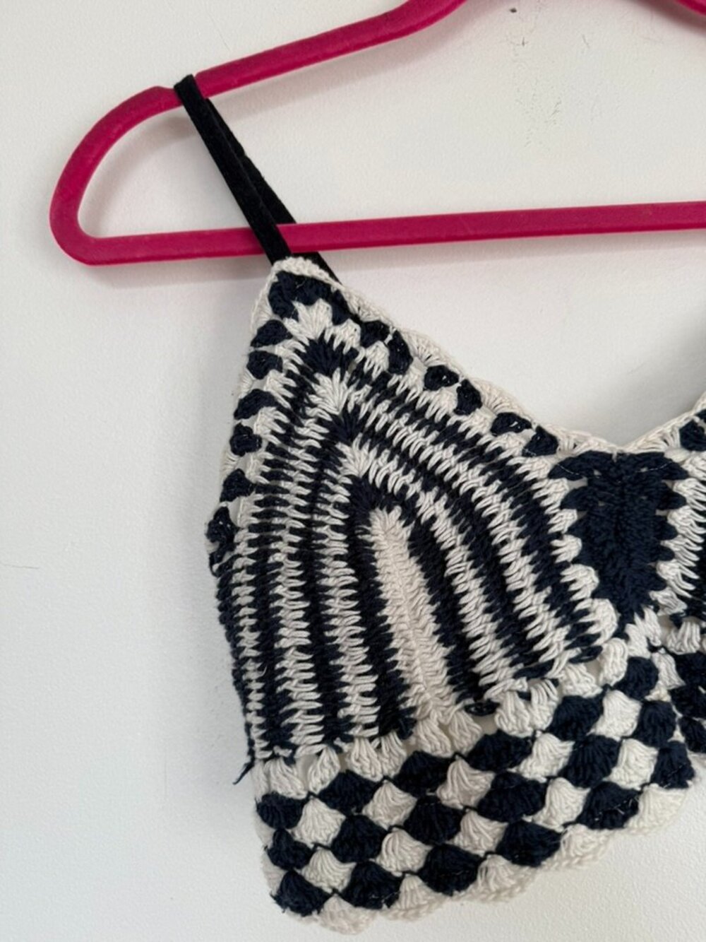 B-O-G Collective Crochet Knit Bralette Tank Top Size M - Picture 5 of 8